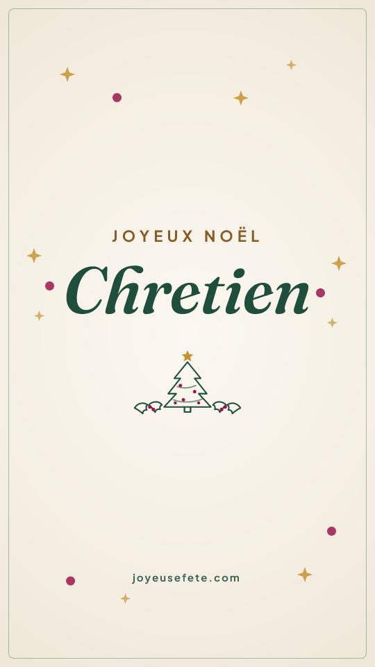 Image « Joyeux Noël Chretien » au format story