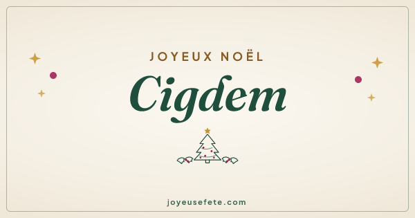 Image « Joyeux Noël Cigdem » au format large
