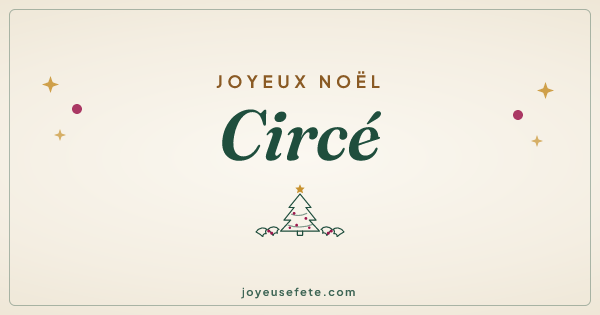 Image « Joyeux Noël Circé » au format large