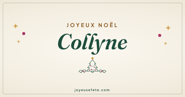 Image « Joyeux Noël Collyne » au format large