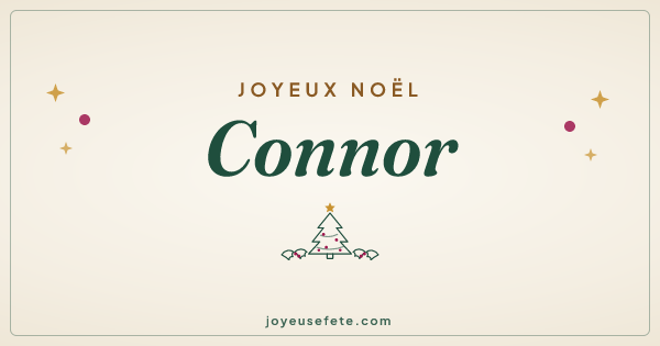 Image « Joyeux Noël Connor » au format large