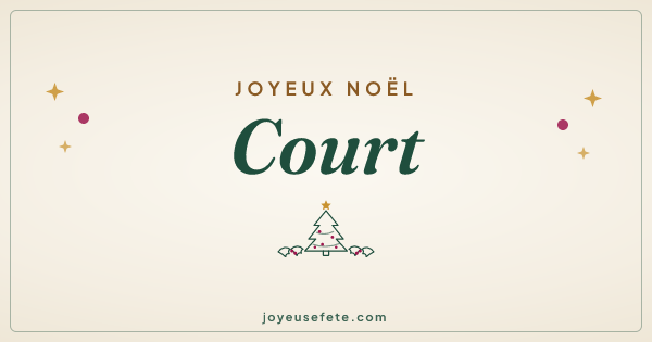 Image « Joyeux Noël Court » au format large
