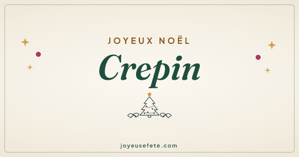 Image « Joyeux Noël Crepin » au format large
