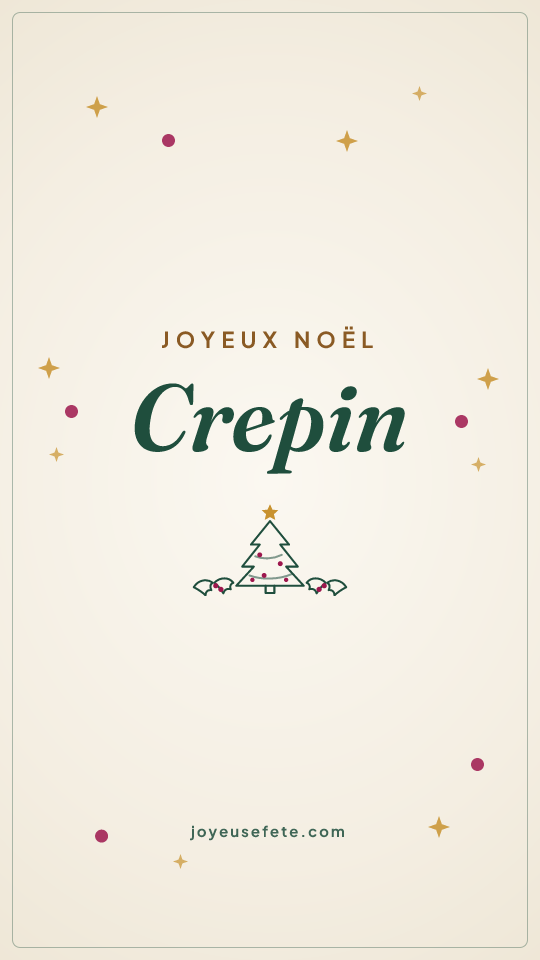 Image « Joyeux Noël Crepin » au format story