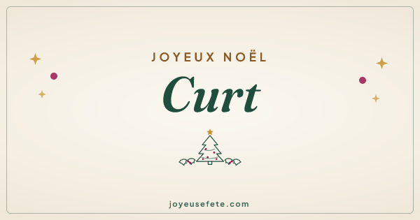 Image « Joyeux Noël Curt » au format large