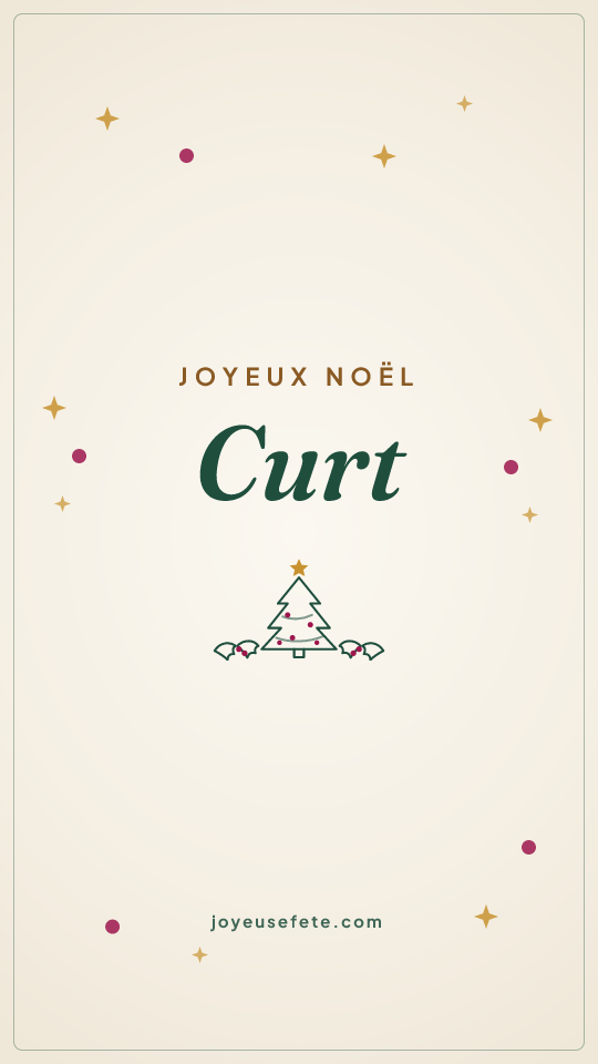 Image « Joyeux Noël Curt » au format story
