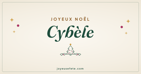 Image « Joyeux Noël Cybèle » au format large