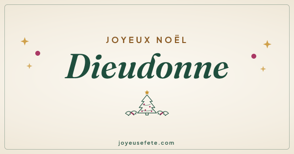 Image « Joyeux Noël Dieudonne » au format large