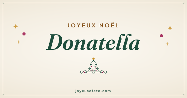 Image « Joyeux Noël Donatella » au format large