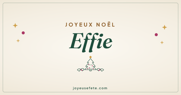 Image « Joyeux Noël Effie » au format large