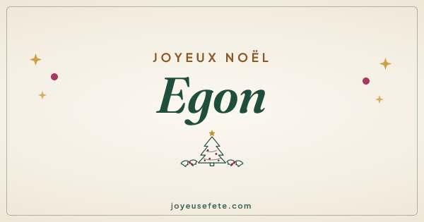 Image « Joyeux Noël Egon » au format large