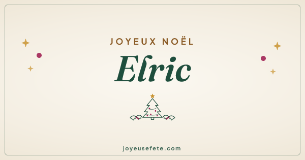 Image « Joyeux Noël Elric » au format large