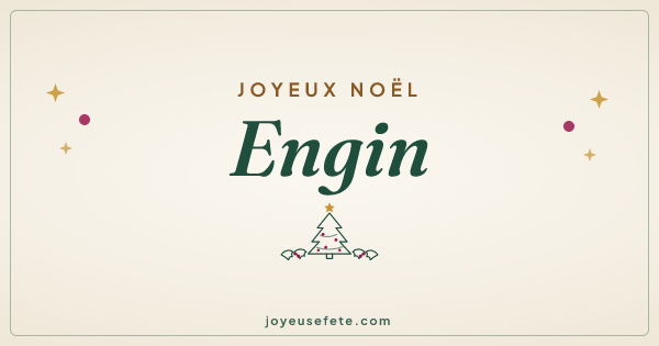 Image « Joyeux Noël Engin » au format large