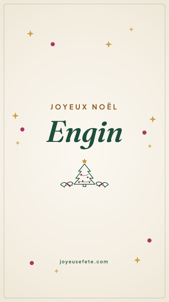 Image « Joyeux Noël Engin » au format story