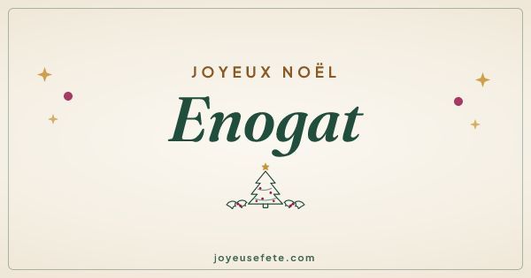 Image « Joyeux Noël Enogat » au format large