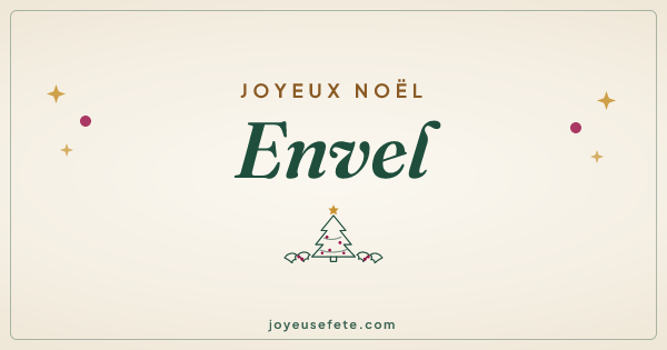 Image « Joyeux Noël Envel » au format large