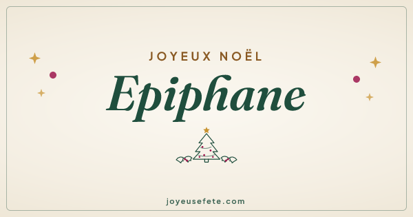 Image « Joyeux Noël Epiphane » au format large