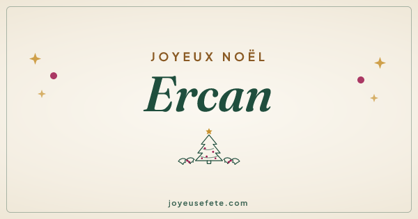 Image « Joyeux Noël Ercan » au format large