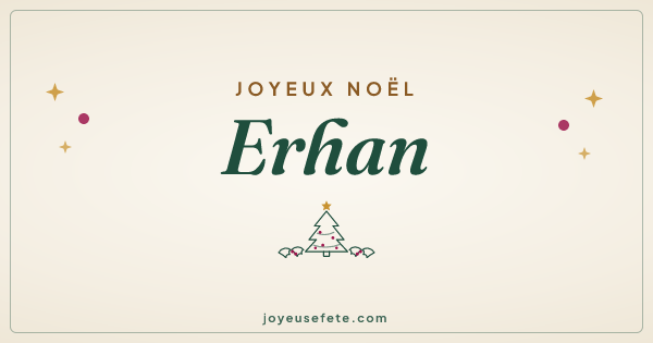Image « Joyeux Noël Erhan » au format large