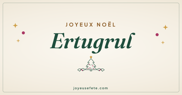 Image « Joyeux Noël Ertugrul » au format large