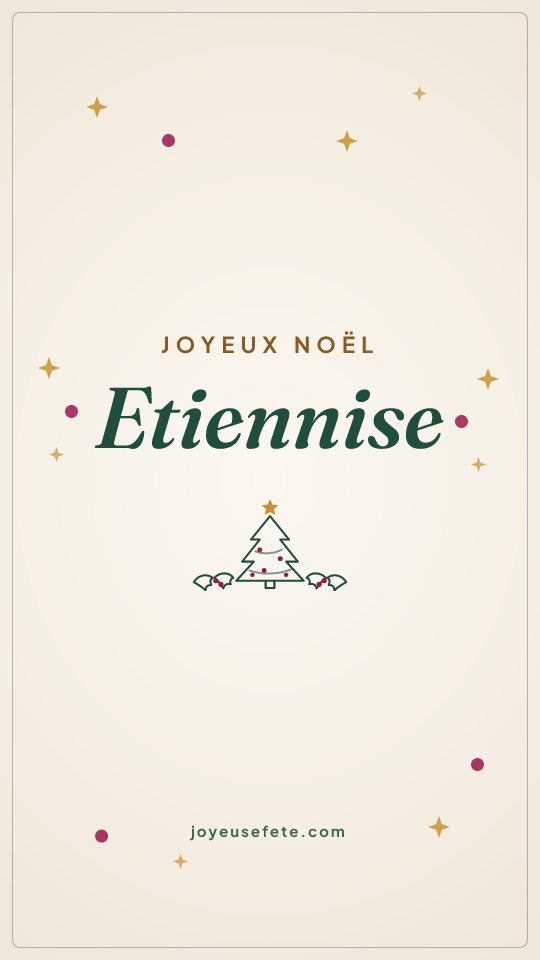 Image « Joyeux Noël Etiennise » au format story