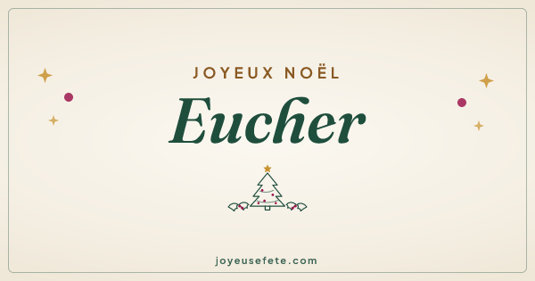 Image « Joyeux Noël Eucher » au format large