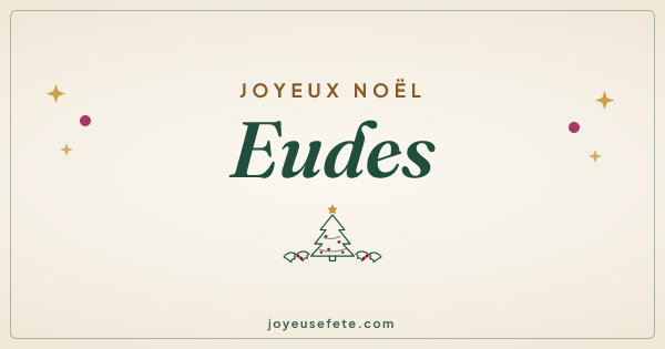 Image « Joyeux Noël Eudes » au format large