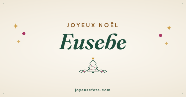 Image « Joyeux Noël Eusebe » au format large