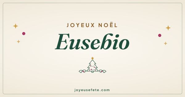 Image « Joyeux Noël Eusebio » au format large
