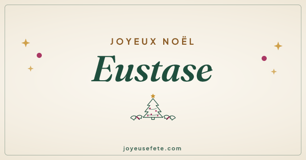 Image « Joyeux Noël Eustase » au format large