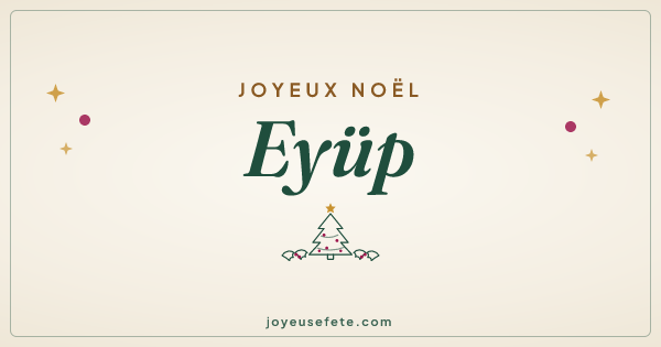 Image « Joyeux Noël Eyüp » au format large