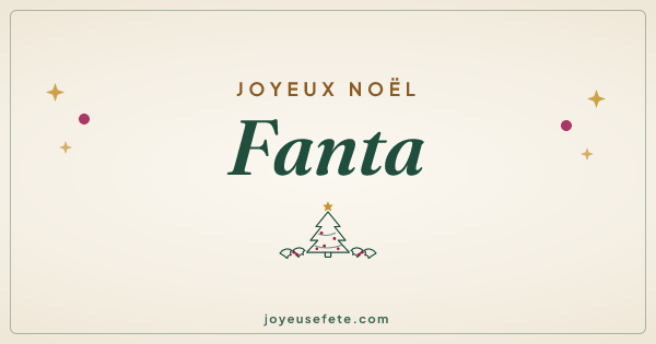 Image « Joyeux Noël Fanta » au format large
