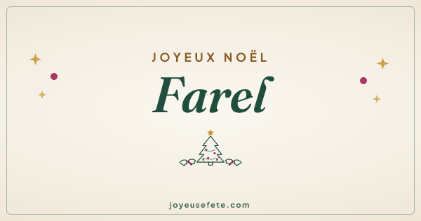 Image « Joyeux Noël Farel » au format large