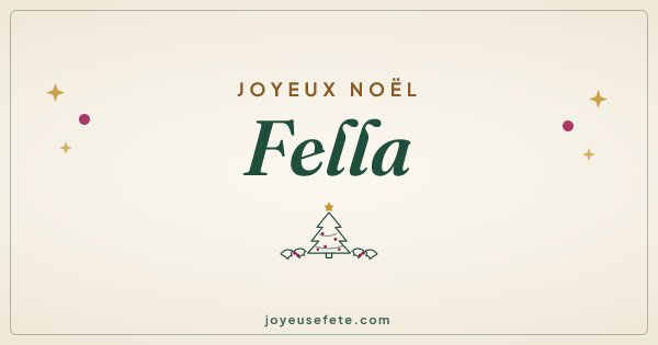Image « Joyeux Noël Fella » au format large