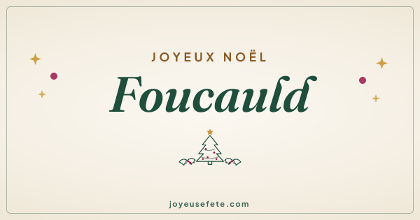 Image « Joyeux Noël Foucauld » au format large