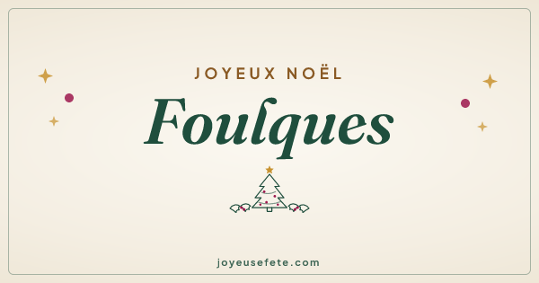 Image « Joyeux Noël Foulques » au format large