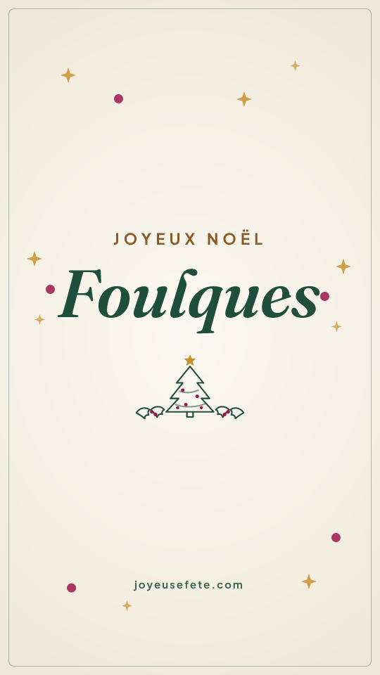 Image « Joyeux Noël Foulques » au format story