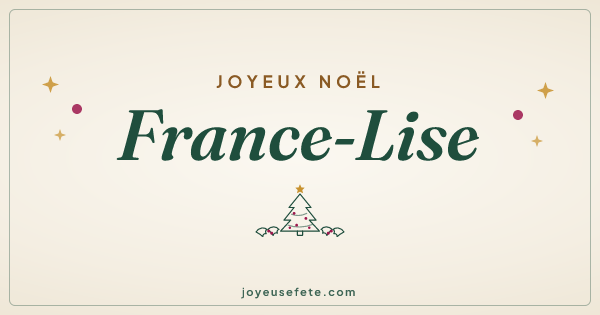 Image « Joyeux Noël France-Lise » au format large