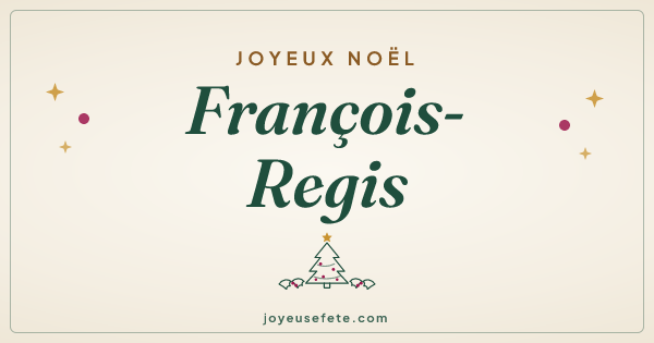 Image « Joyeux Noël François-Regis » au format large