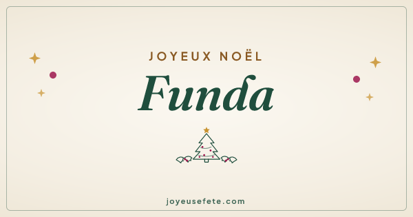 Image « Joyeux Noël Funda » au format large
