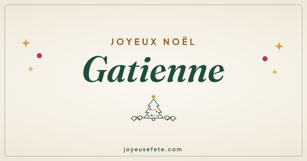 Image « Joyeux Noël Gatienne » au format large