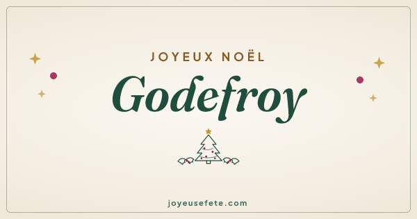 Image « Joyeux Noël Godefroy » au format large