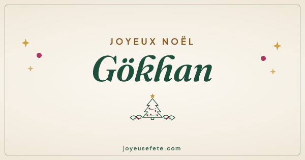Image « Joyeux Noël Gökhan » au format large