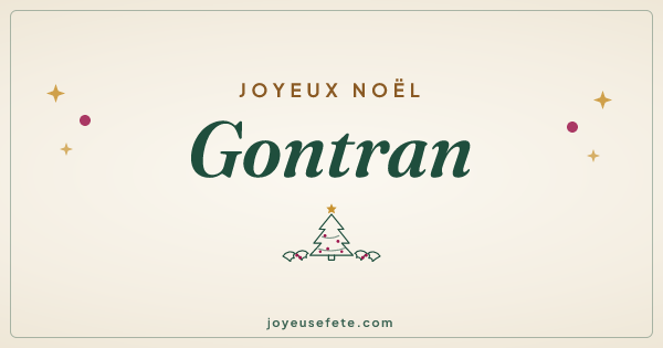 Image « Joyeux Noël Gontran » au format large