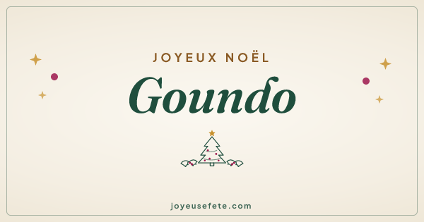 Image « Joyeux Noël Goundo » au format large