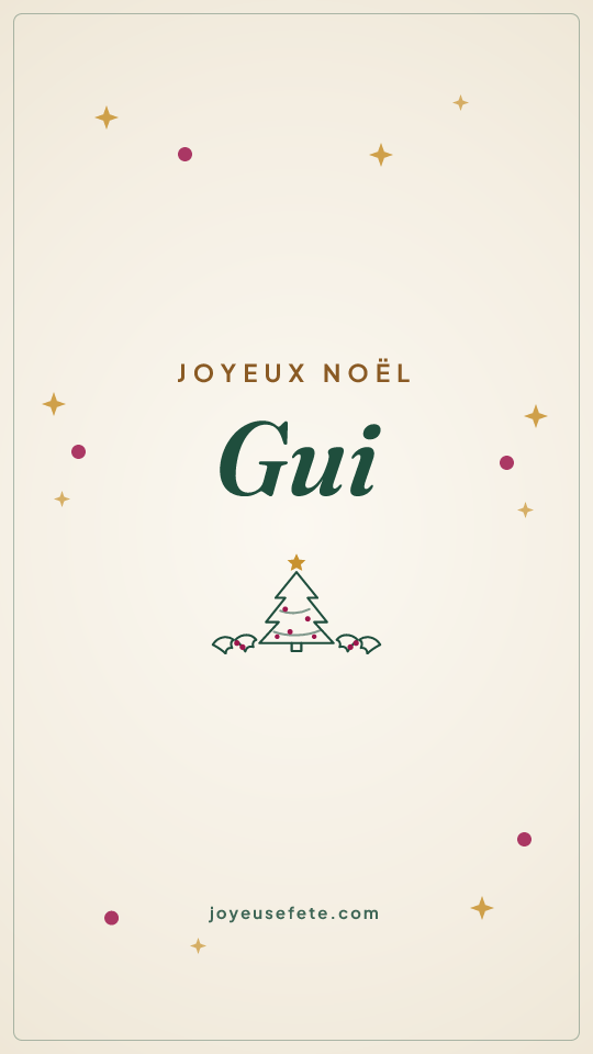 Image « Joyeux Noël Gui » au format story