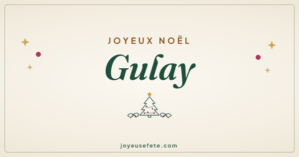 Image « Joyeux Noël Gulay » au format large
