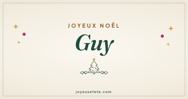 Image « Joyeux Noël Guy » au format large