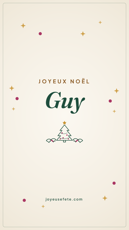 Image « Joyeux Noël Guy » au format story