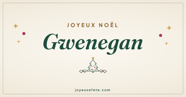 Image « Joyeux Noël Gwenegan » au format large